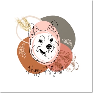 Welsh Corgi | Happy Fall, y'all! Posters and Art